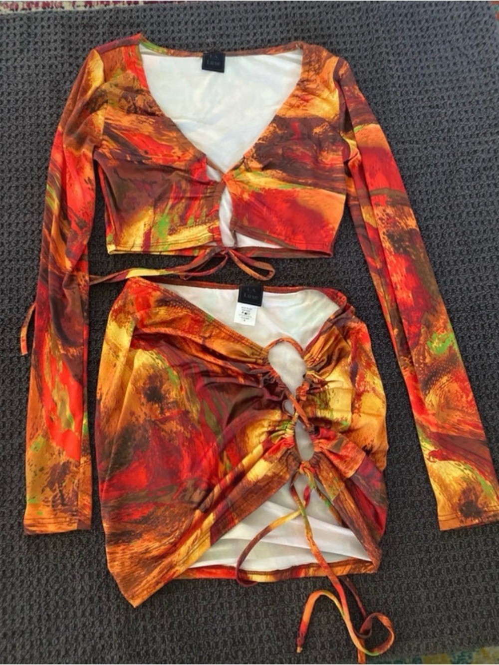 LA Luxe Abstract Two piece set